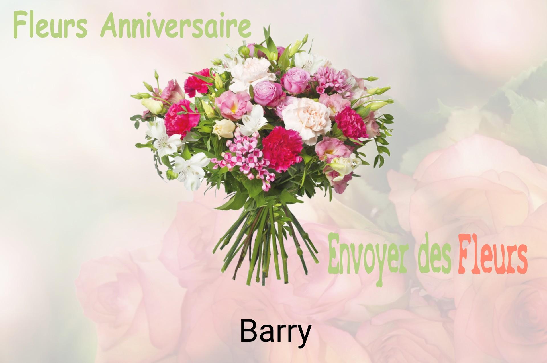 Bouquet de fleurs d’anniversaire livré à Barry