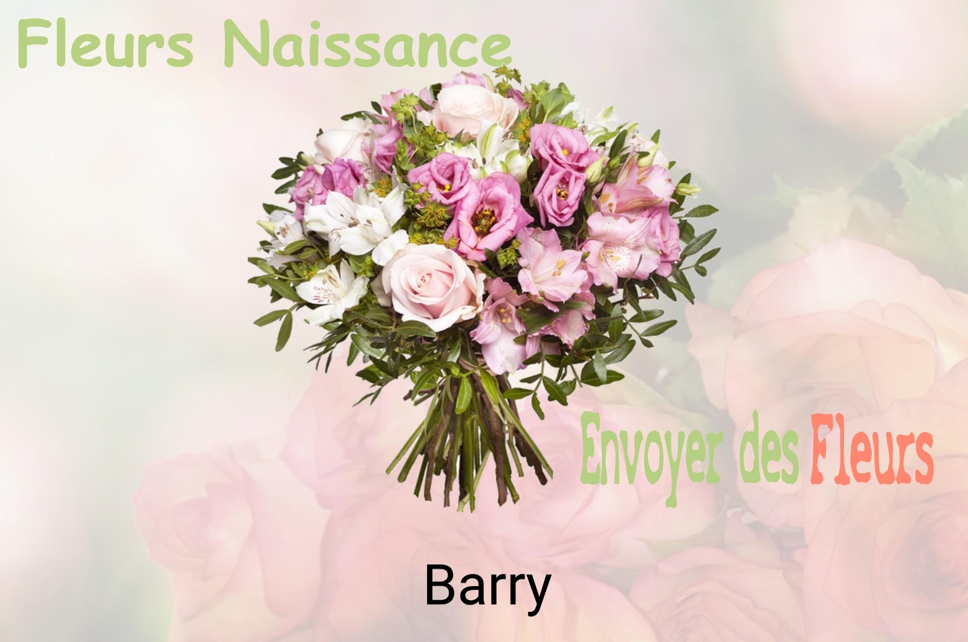 Bouquet de fleurs de naissance livré à Barry